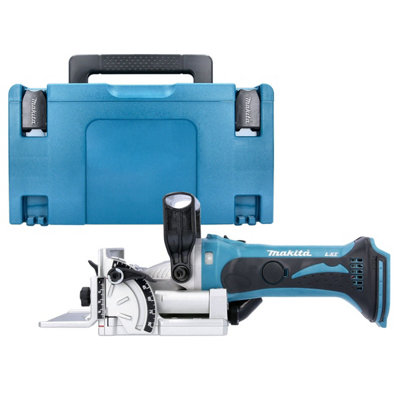 Makita Dpj180Z 18V Lxt Cordless Biscuit Jointer With Type 3 Case from B&Q