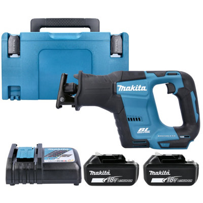 Makita Djr188Z 18V Lxt Li-Ion Brushless Cordless Reciprocating Saw With 2 X 3Ah BatteriesCharger & Case from B&Q
