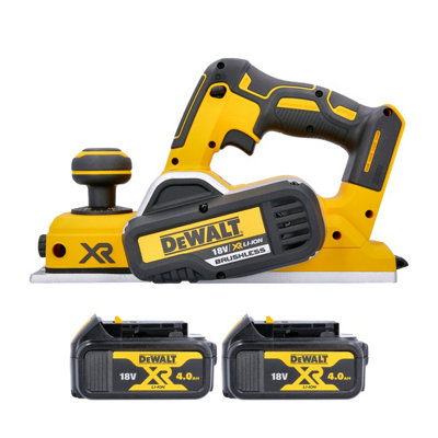 Dewalt  Dcp580 18V Xr Li-Ion Brushless Cordless Planer 2 X 4Ah Batteries from B&Q