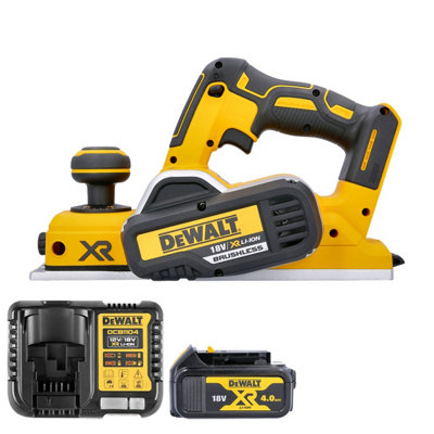 Dewalt Dcp580 18V Xr Cordless Brushless Planer With 1 X 4Ah Battery & Charger from B&Q