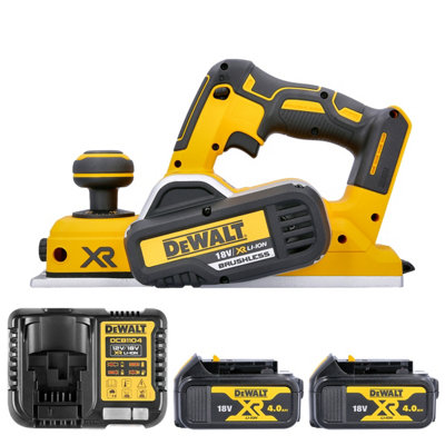 Dewalt Dcp580 18V Xr Cordless Brushless Planer With 2 X 4Ah Batteries & Charger from B&Q