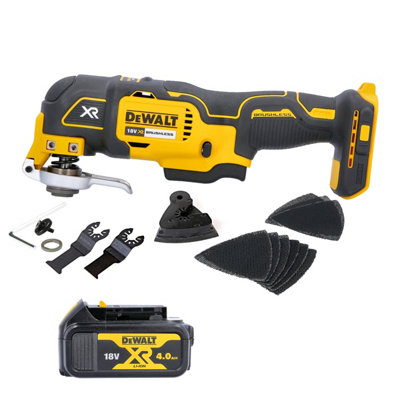 Dewalt Dcs355 18V Brushless Oscillating-Multi Tool With Accessories 1 X 4Ah Battery from B&Q