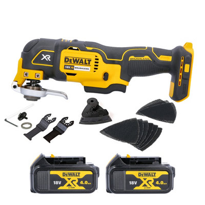Dewalt Dcs355 18V Brushless Oscillating-Multi Tool With Accessories 2 X 4Ah Batteries from B&Q