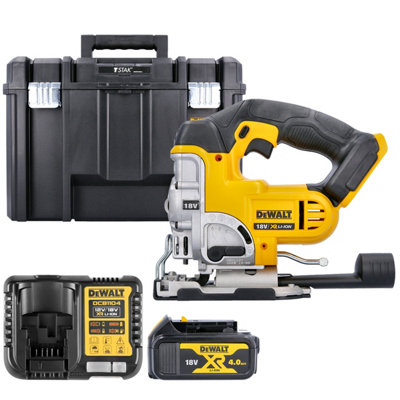 Dewalt Dcs331 18V Xr Li-Ion Cordless Jigsaw With 1 X 4Ah BatteryCharger & 71195 Case Without Inlay from B&Q