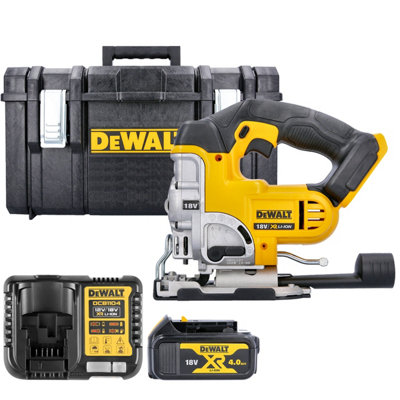 Dewalt Dcs331 18V Xr Li-Ion Cordless Jigsaw With 1 X 4Ah BatteryCharger & Ds300 Case (Without Inlay) from B&Q