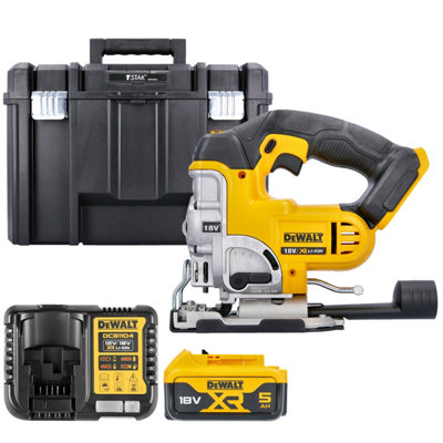 Dewalt Dcs331 18V Xr Li-Ion Cordless Jigsaw With 1 X 5Ah BatteryCharger & 71195 Case Without Inlay from B&Q