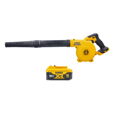 Dewalt Dcv100 18V Li-Ion Cordless Jobsite Blower With 1 X 5Ah Battery from B&Q