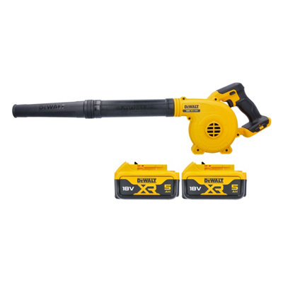 Dewalt Dcv100 18V Xr Li-Ion Cordless Jobsite Blower With 2 X 5Ah Batteries from B&Q