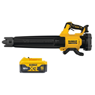 Dewalt Dcmbl562 18V Xr Cordless Brushless Axial Leaf Blower With 1 X 5Ah Battery from B&Q