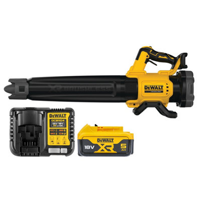 Dewalt Dcmbl562 18V Xr Cordless Brushless Axial Leaf Blower With 1 X 5Ah Battery & Charger from B&Q