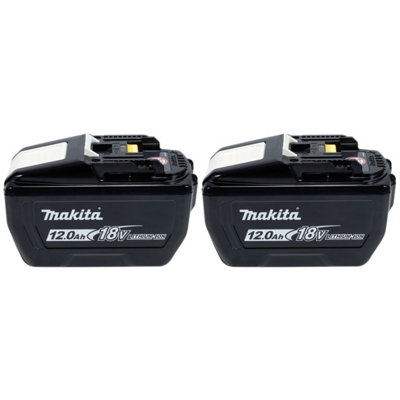 Makita Bl18120 18V Lxt 12Ah Lithium-Ion Battery Twin Pack from B&Q