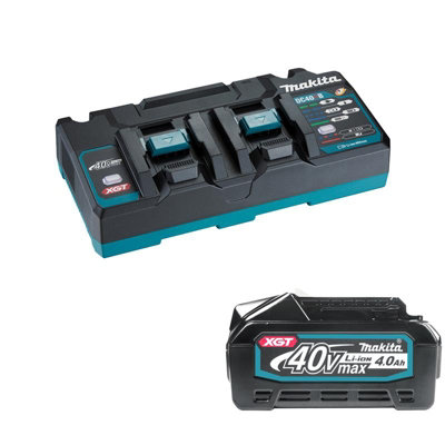 Makita Bl4040 40V Max Xgt 4Ah Battery With Charger from B&Q