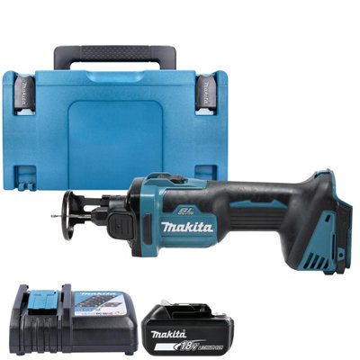 Makita Dco181Z 18V Lxt Cordless Drywall Cutter + 1 X 5Ah BatteryCharger & Case from B&Q