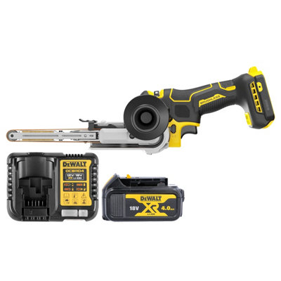 Dewalt Dcm200 18V Xr Cordless Brushless 13mm Belt File Sander With 1 X 4Ah Battery & Charger from B&Q