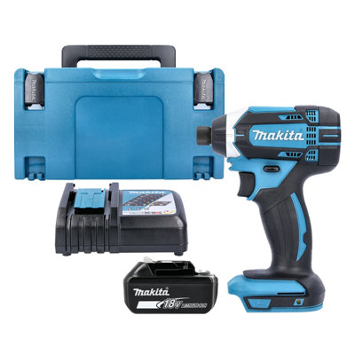 Makita Impact Driver Dtd152Z 18V Lxt Cordless 1/4" 165Nm With 1 X 5Ah BatteryChargerCase & Inlay from B&Q