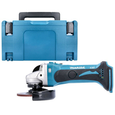 Makita Dga452Z 18V Lxt Cordless 115mm Slide Switch Angle Grinder With Case Without Inlay from B&Q