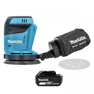 B&Q -  Dbo180Z 18V Lxt Cordless 125mm Random Orbit Sander With 1 X 3Ah Battery