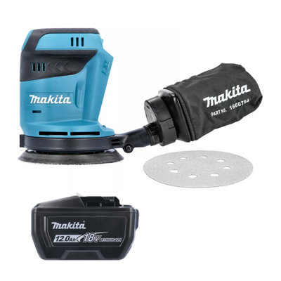 B&Q -  Dbo180Z 18V Lxt Cordless 125mm Random Orbit Sander With 1 X 12Ah Battery