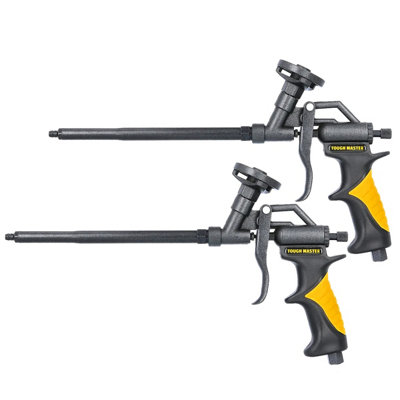 Tough Master Professional Ptfe Expanding Foam Gun With 2 X Plastic Nozzles & 2 X Extension Tubes Pack Of 2 from B&Q
