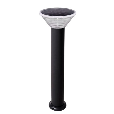 B&Q - Sparkled 900mm Solar Cone Bollard Black