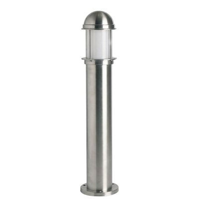 B&Q - Sparkled 900mm Traditional Bollard Silver