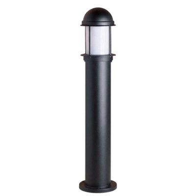 B&Q - Sparkled 900mm Traditional Bollard Black