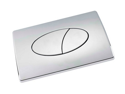 Excel Home Toilet Flush Button ReplacementDual Button Toilet Flush PlatesPneumatic TechnologyFingerprint Resistant from B&Q