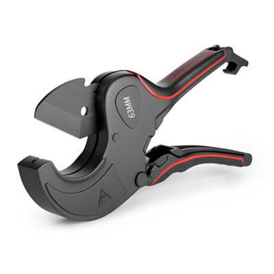 Excel Home Plastic Pipe Cutter Pex Pvc Ppr Pipes Sharp Edge And Fast Cutting Replaceable Blade, Aluminium Alloy Body Premium Ratchet Cutter