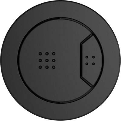Excel Home Toilet Flush Button Replacement63mm Dual Button Toilet Flush ButtonsPneumatic TechnologyFingerprint Resistant from B&Q