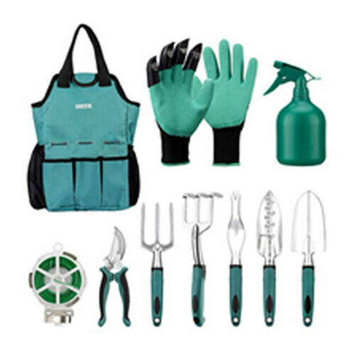 9 Piece Gardening Tool Kit With Oxford Carry Bag from B&Q