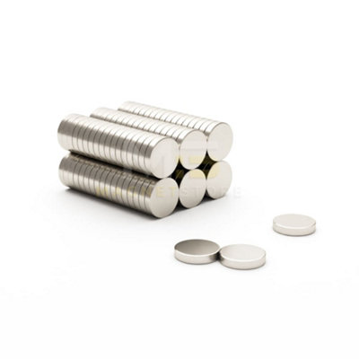 Magnet Store 5mm X 2mm Neodymium Disc Magnets N42 (0.47Kg Pull50 Magnet(S) from B&Q