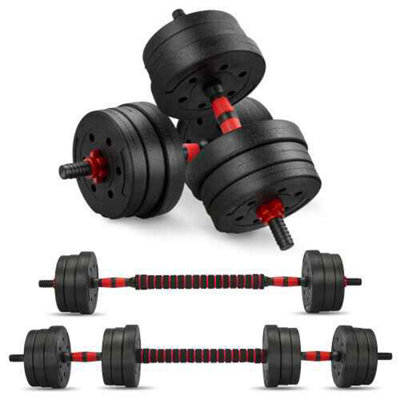  - (20 Kg) Teeno Dumbbells Barbell Set Effective For Bodybuilding Fit