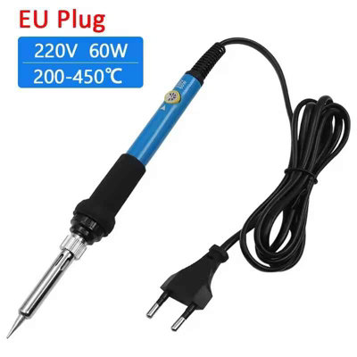 Adjustable Temperature Electric Soldering Iron 110V/220V 60W Solder Iron Professional Tin Welder Heat Pencil Welding Repair Tool from B&Q