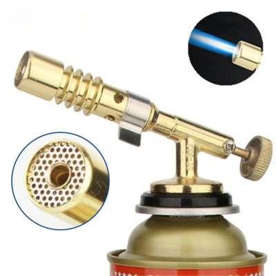 Weed Burner & Fungus Killer Wand BlowtorchHigh Temp Portable Brass Welding Torch For Moss RemovalSoldering