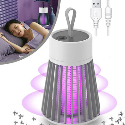 Green Electric Shock Mosquito Killer Lamp Usb 5V Fly Trap Zapper Insect Killer Repellent Bedroom Outdoor Anti Mosquito Trap from B&Q