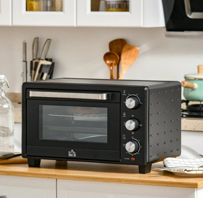 21L Mini Electric Oven  Countertop Toaster & Grill For Pizza And More from B&Q