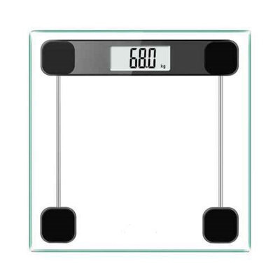 Clear Digital Bathroom Scales Body Weight Weighing Electronic from B&Q