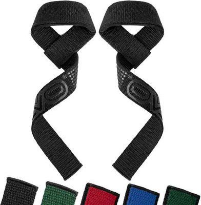 Fitness Weight Lifting Straps Anti Slip Gym Powerlifting Deadlifting Bodybuilding Workout Strength Training Hand Bar Grips Neopre from B&Q