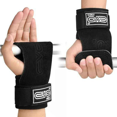 Fitness Leather Weight Lifting Straps Premium Wrist Straps For Deadlifts Powerlifting  Pull Ups Heavy-Duty Gym Straps Grip from B&Q