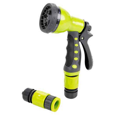 (7 Function Spray Gun Set) Hose Spray Nozzle Guns Plants Watering Clean from B&Q