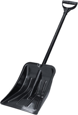 Heavy Duty Snow Shovel Plastic Head Large Mucking Out Scoop 42Cm X 31.5Cm from B&Q