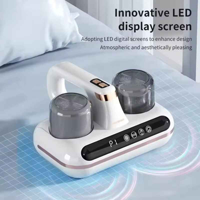 5 In 1 Cordless Bed Mite Vacuum Cleaner 10Kpa Suction Uv C Ultrasonic Low Noise Pet Hair Dust Remover from B&Q