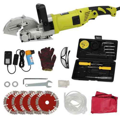 220V Wall Chaser Groove CutterElectric Slotting Machine For Concrete And SteelLaser GuideDustproof. from B&Q