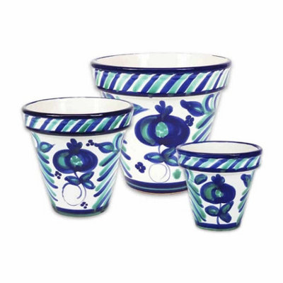 Rackhams Granada Classic Plant Pots - 3 X Classic Pots - Terracotta - Image 5