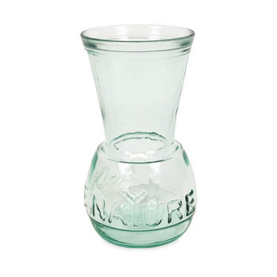 Verano Spanish Ceramics Recycled Glass Kitchen Dining Room Home Décor I Love Nature Vase22Cm (H) from B&Q
