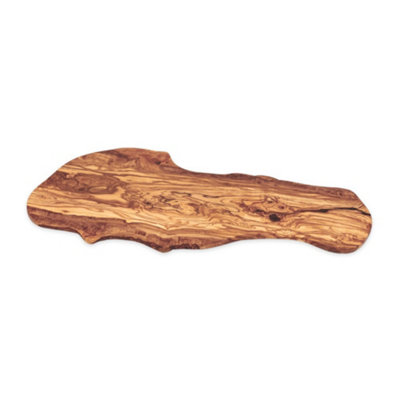 B&Q -  Olive Wood Xl Deluxe Natural Grained Rustic Kitchen Dining Chopping Board (L) 90-95Cm X 40-50Cm (W)