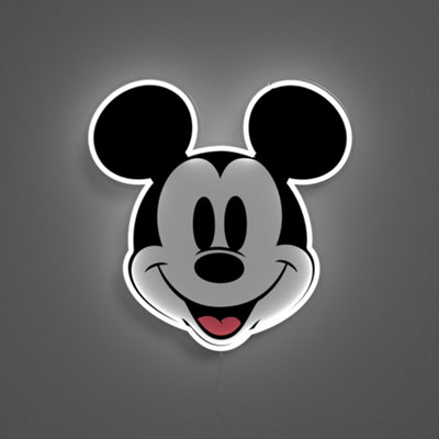 Yellowpop Neon Signs, Disney Mickey Mouse Printed Face, Energy Efficient LED Neon Lights, Easy to Install Custom Neon Sign & Customizable Light Up Wall Art - Image 3