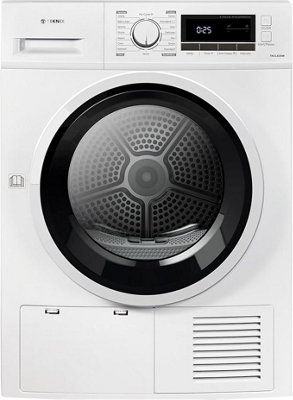 Teknix White Tk2cled8w - Condenser Tumble Dryer - Freestanding - B Energy Rating 8Kg B&Q