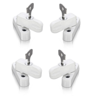 4 Pack Door Jammer And Window Locks For Upvc Doors And Windows from B&Q
