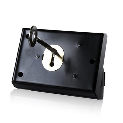 Rim DeadlockSurface Mounted Rim Dead Lock With Key Operated Deadbolt from B&Q